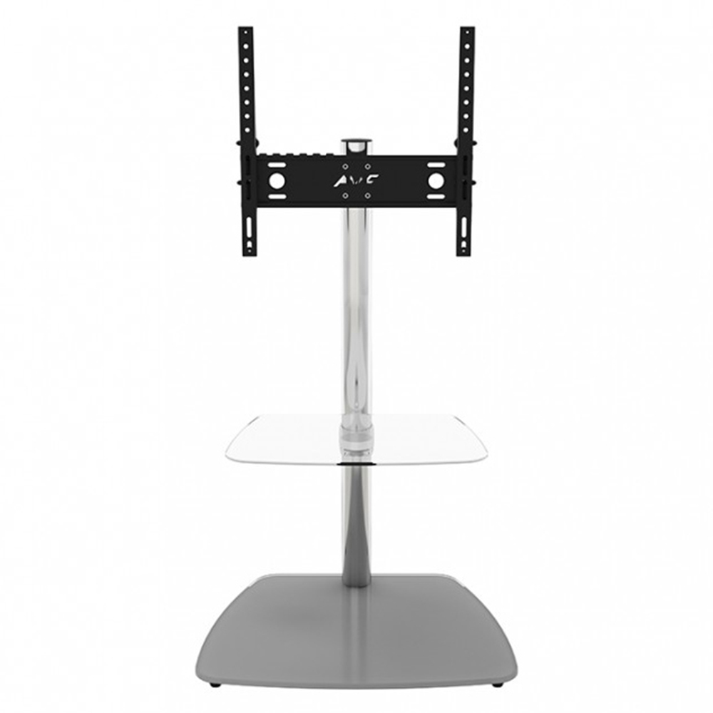 AVF Iseo Clear and Grey Glass Pedestal TV Unit Image 4