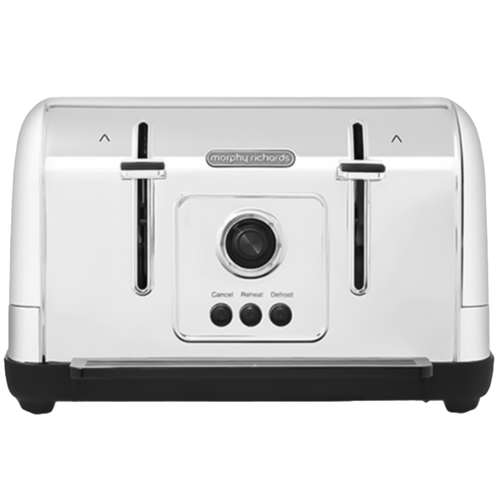 Morphy Richards Venture 240134 White 4 Slice Toaster Wilko