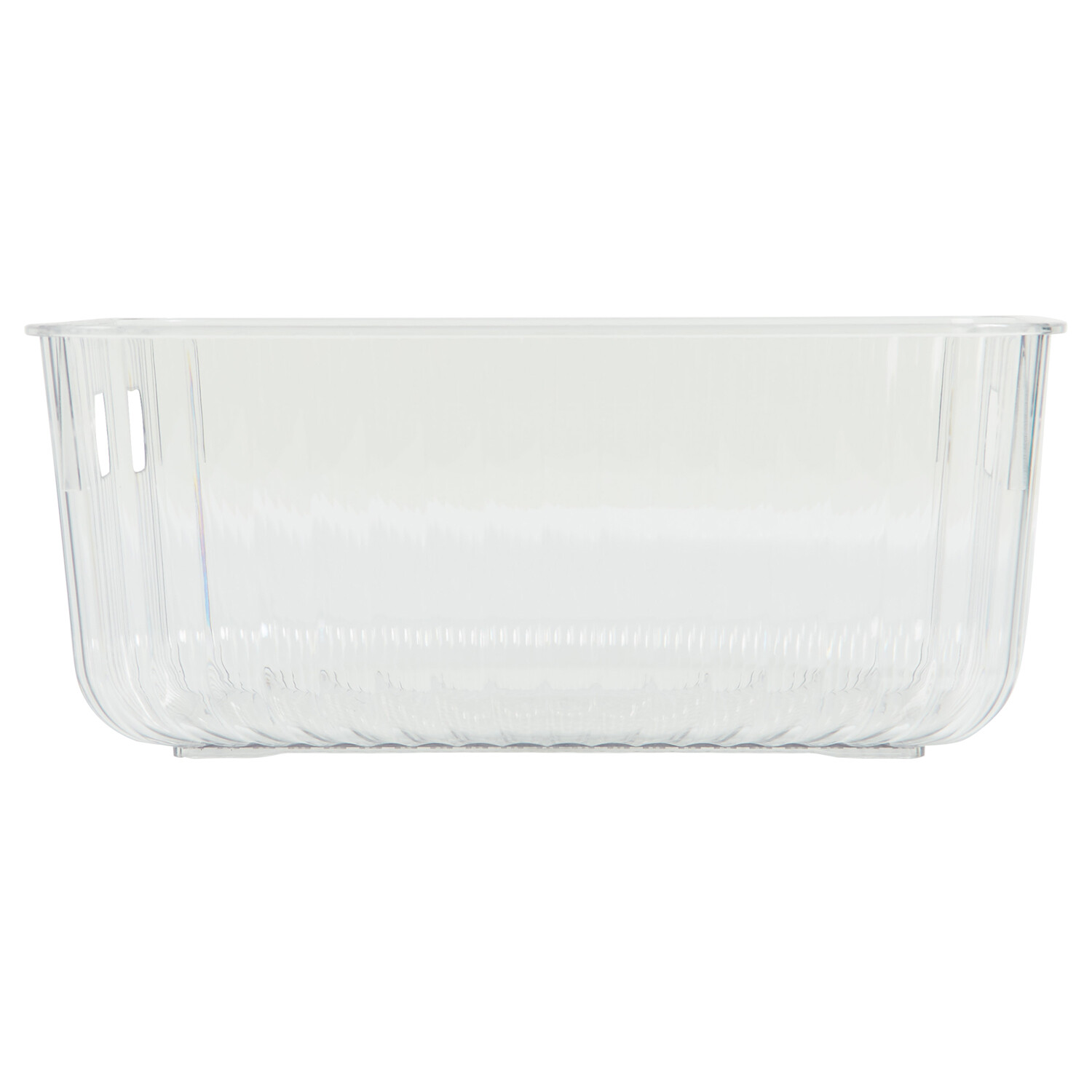 Ribbed Food Storage Container - Clear Image 2