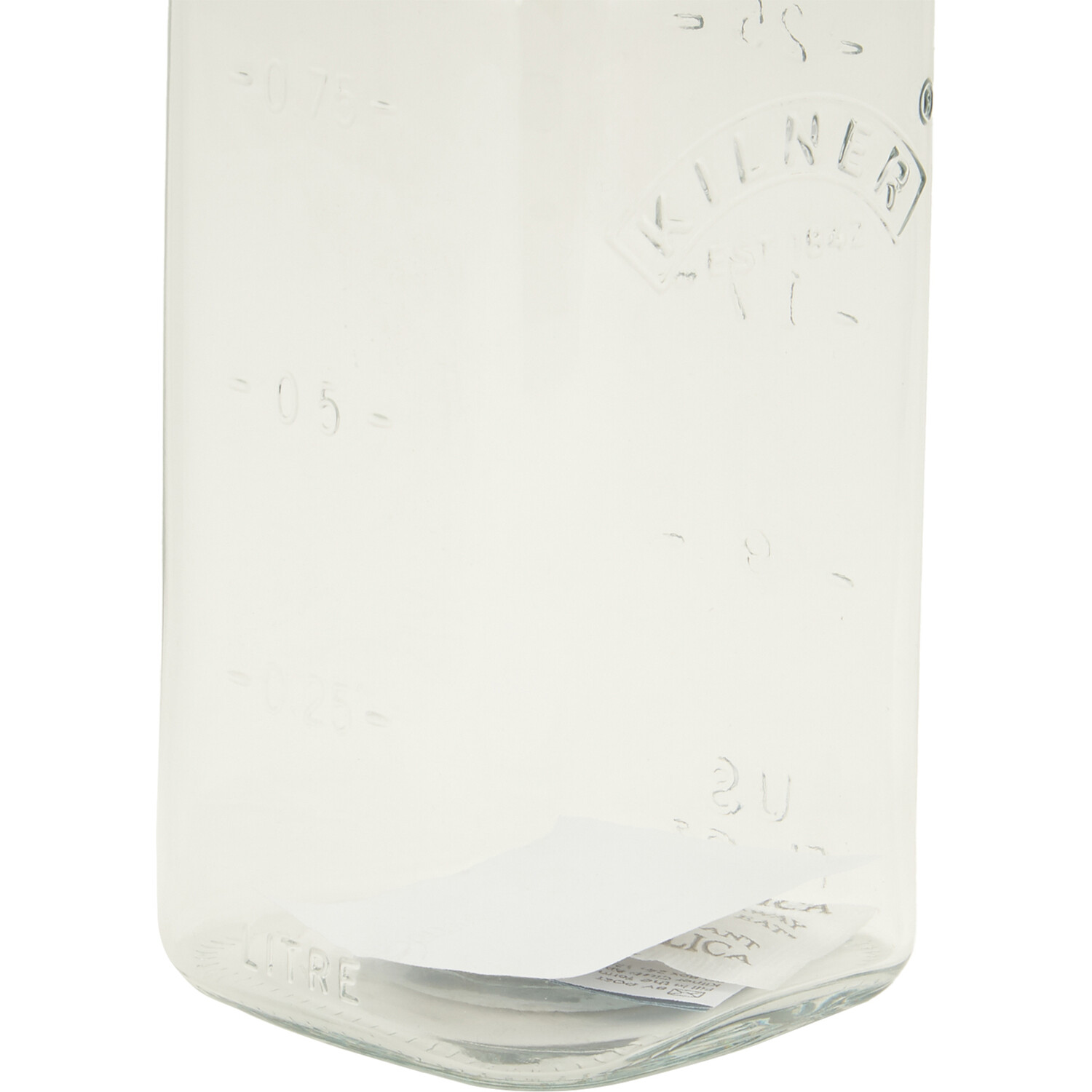 Juice and Sauce Bottle - Clear / 1l Image 4