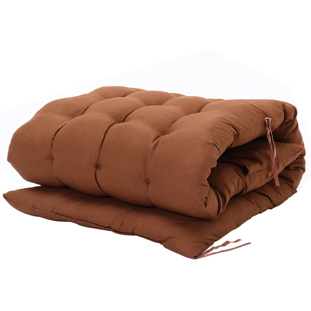 Living and Home Brown Sun Lounger Cushion Cover Image 3