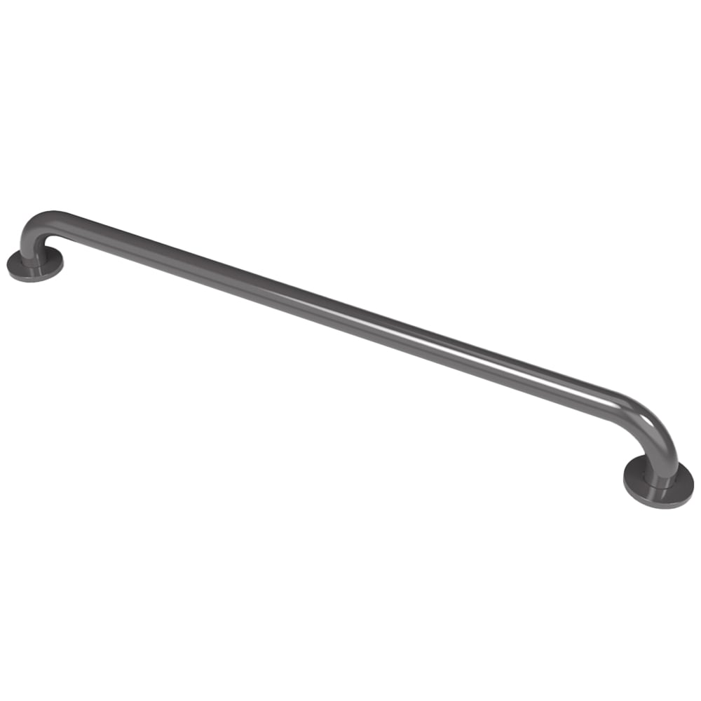 Fitzroy of London RAL 7005 Grey Stainless Steel Concealed Fixing Grab Rail 35 x 900mm Image 1