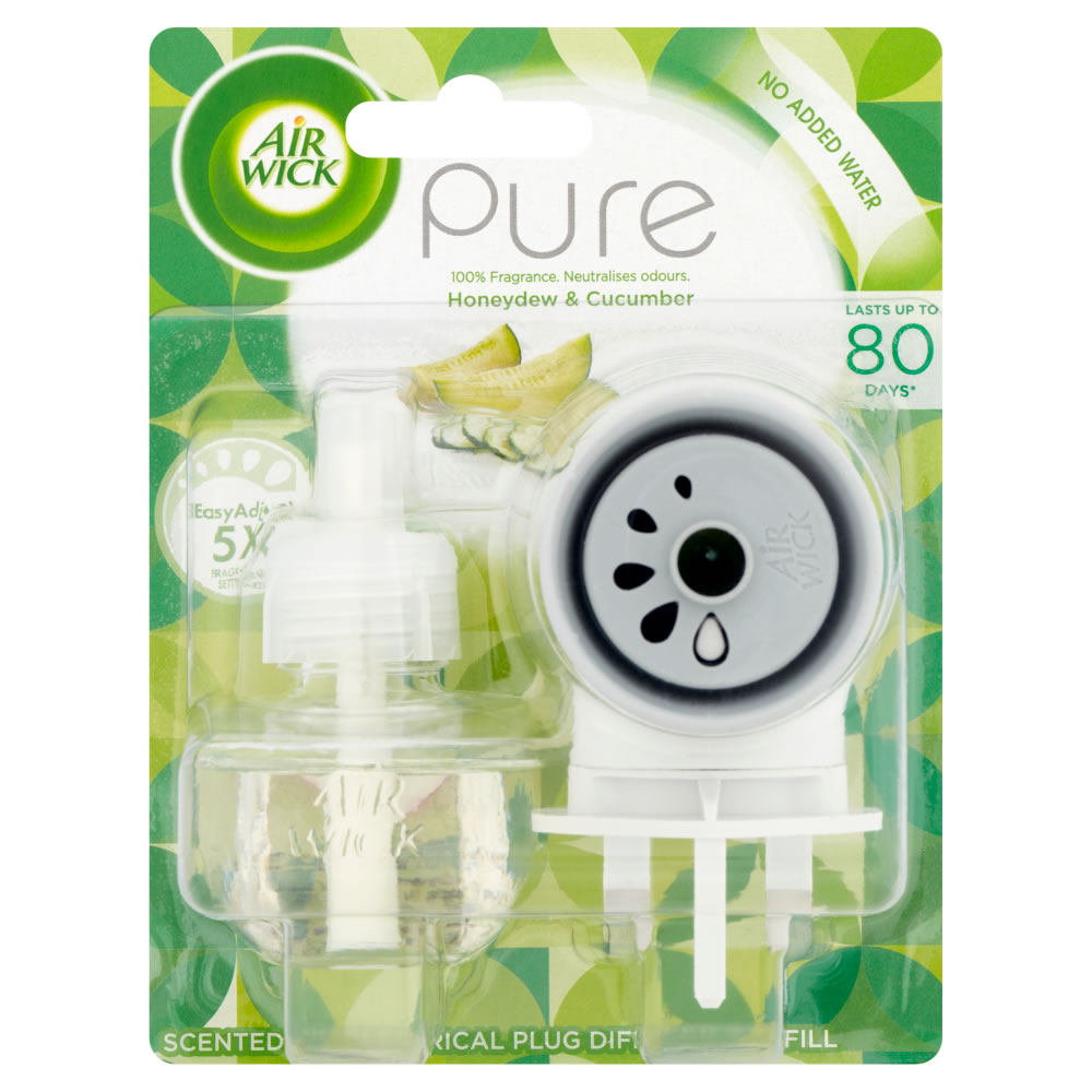 Air Wick Electrical Kit Pure Honeydew & Cucumber 19ml Image