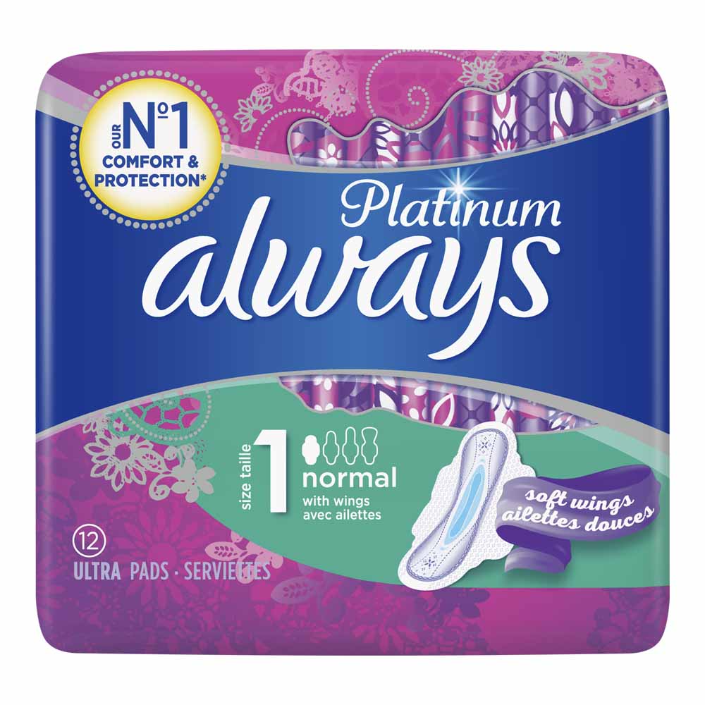 Always Platinum Pads Normal Plus 12 pack Image 2