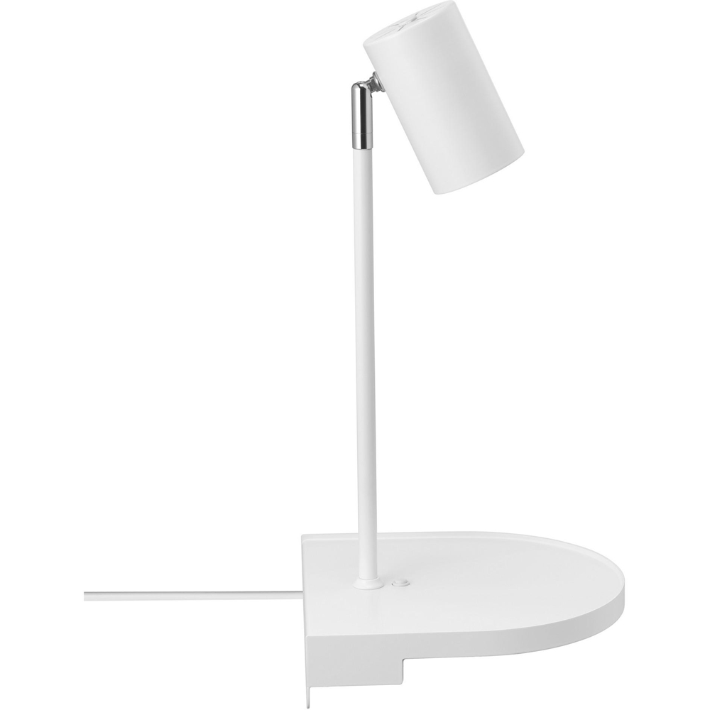 Nordlux Cody White Wall Lamp with Shelf Image 4