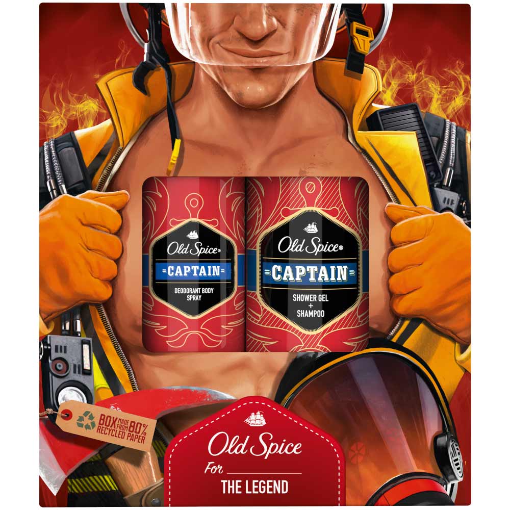 Old Spice Fireman Captain Gift Set Image 1