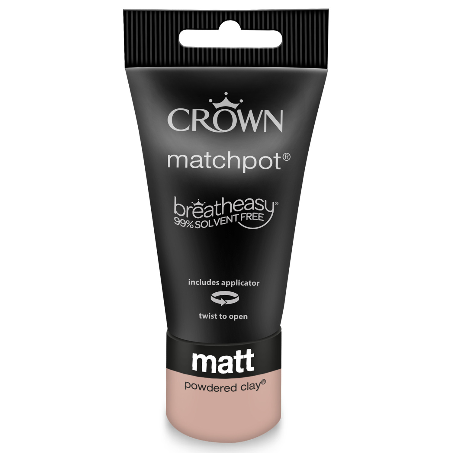 Crown Breatheasy Powdered Clay Matt Emulsion Tester 40ml Image