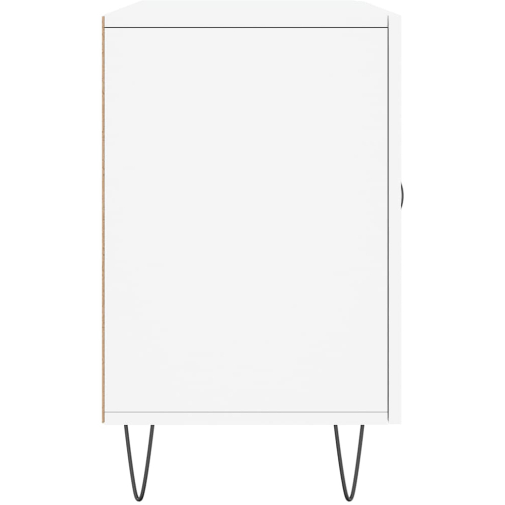 vidaXL 2 Door 2 Drawer White Sideboard Image 7