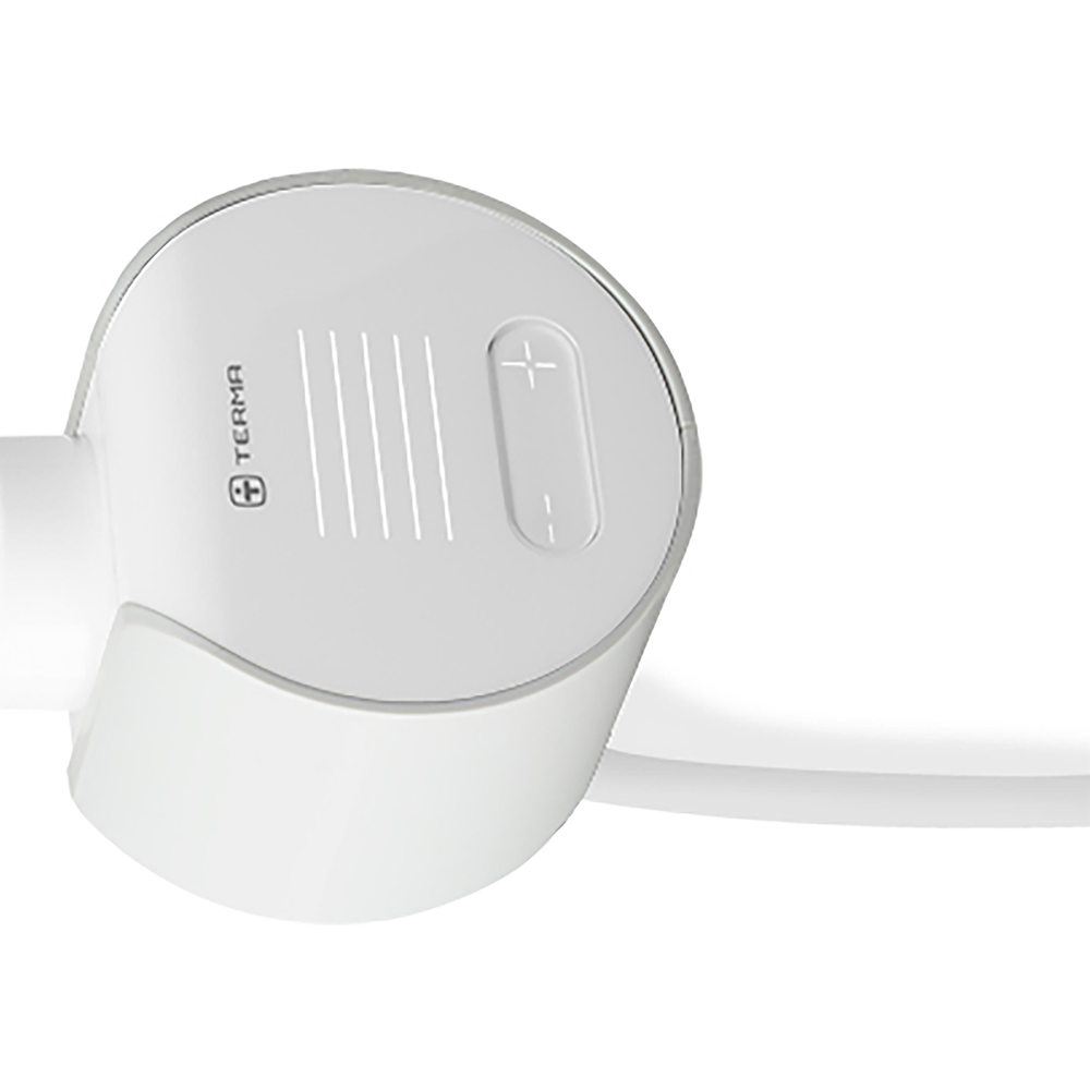 Terma Warp-Room E Wi-Fi Matt White Electric Radiator 1000W 330 x 1565mm Image 6