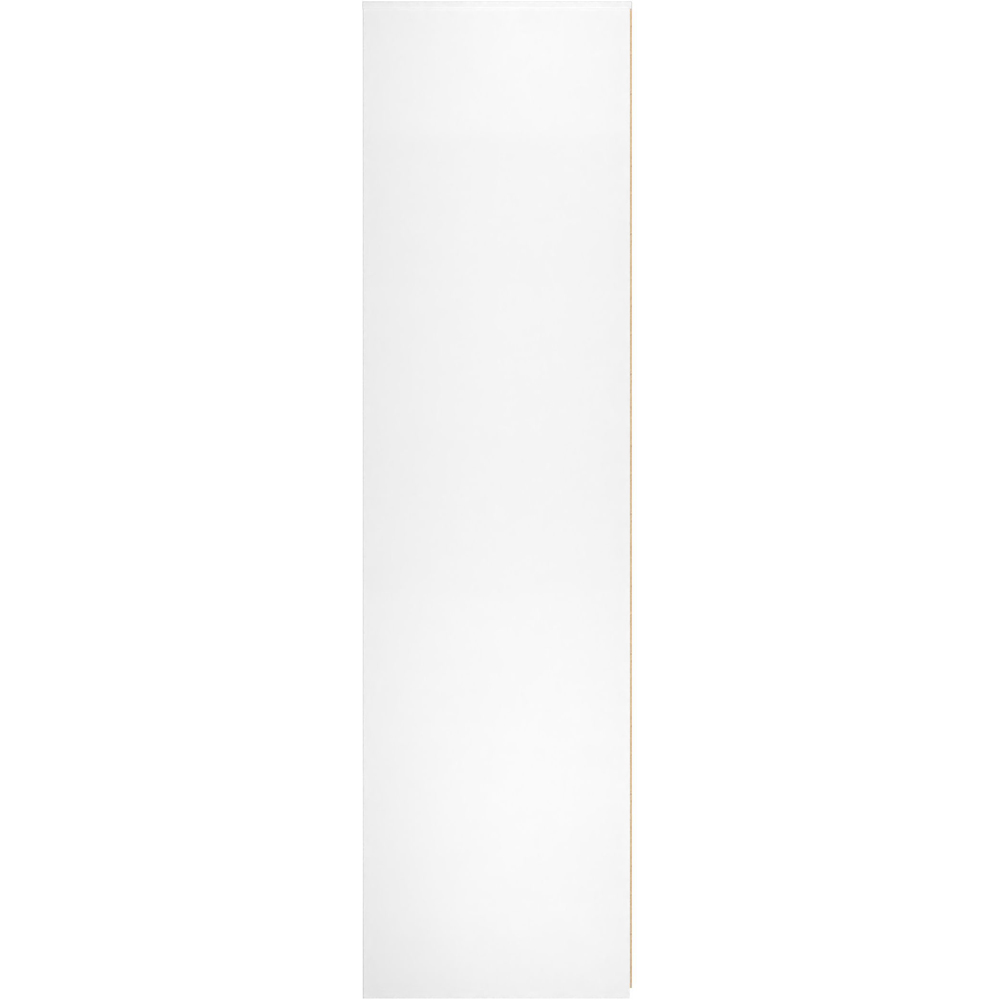 Crowndale Diamond 3 Door Indigo Matt and White Tall Wardrobe Ready Assembled Image 3