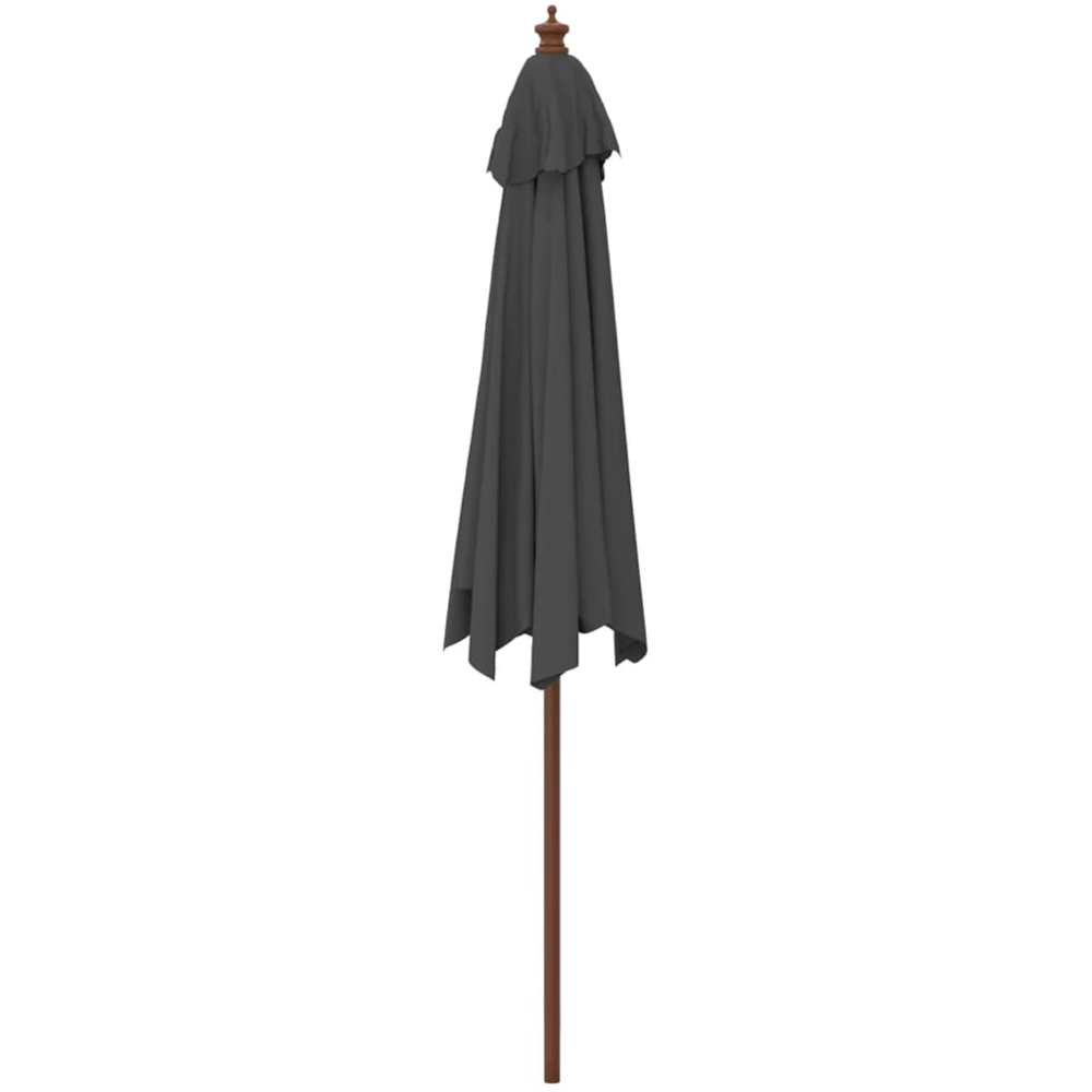 vidaXL Anthracite Garden Parasol 2.4 x 2.9m Image 4