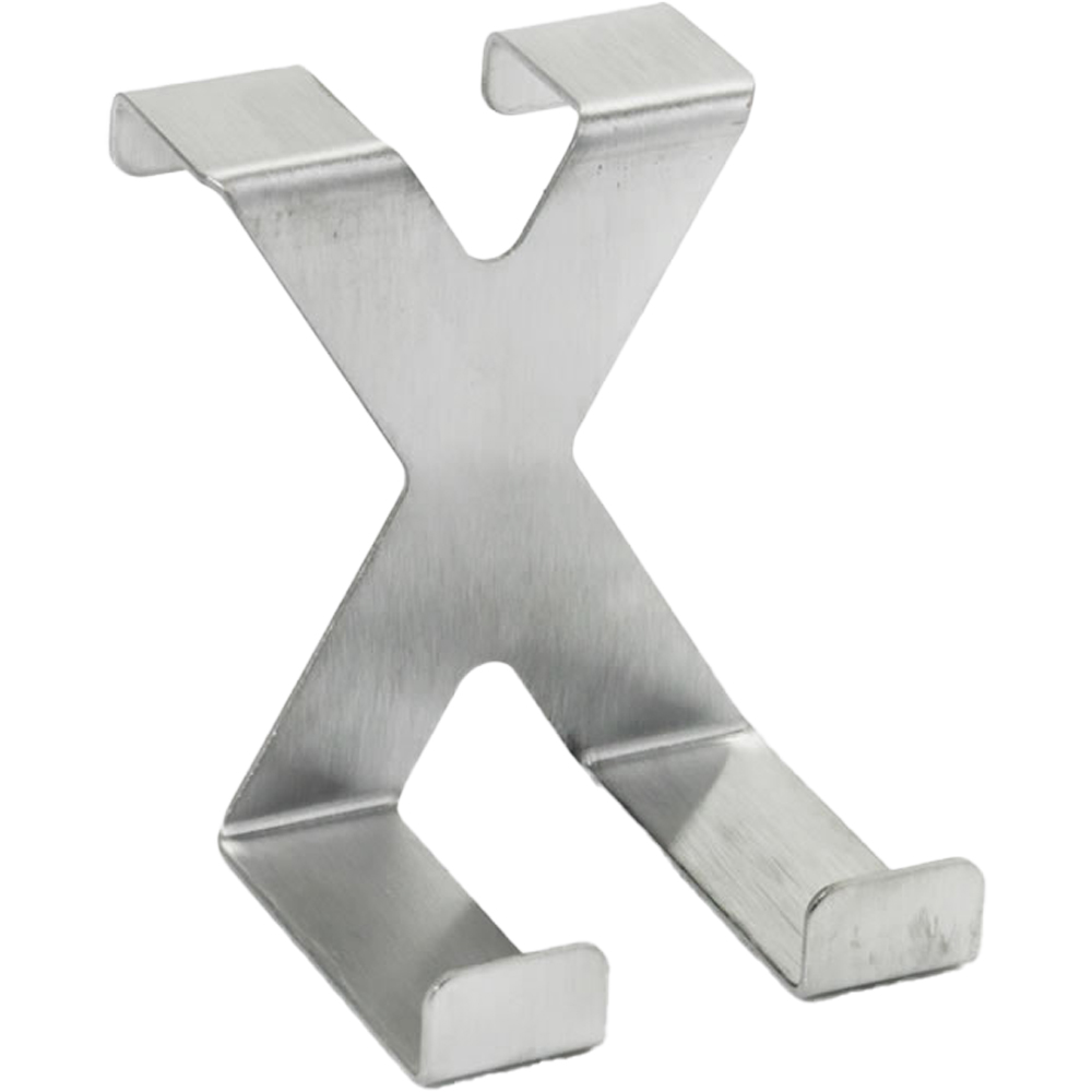 Wilko Metal X Design Over Cupboard Towel Hook Image