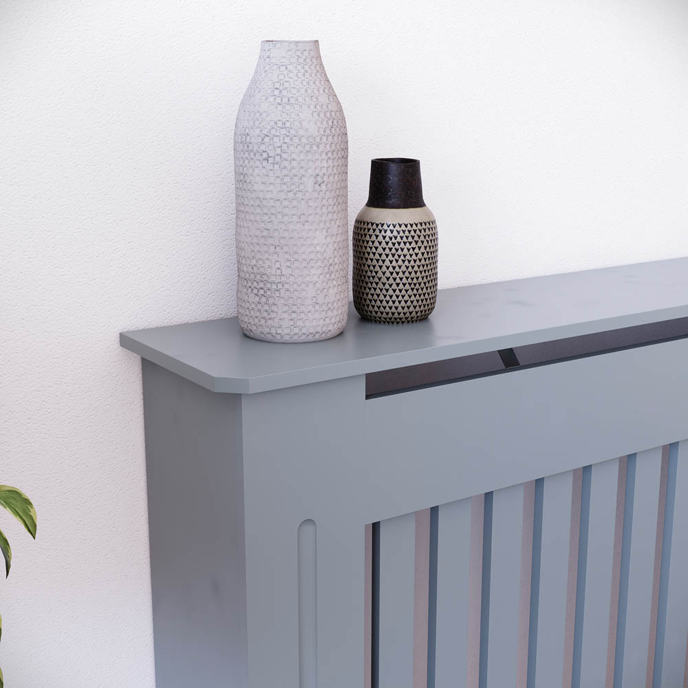 Vida Designs Chelsea Grey Large Radiator Cover Image 4