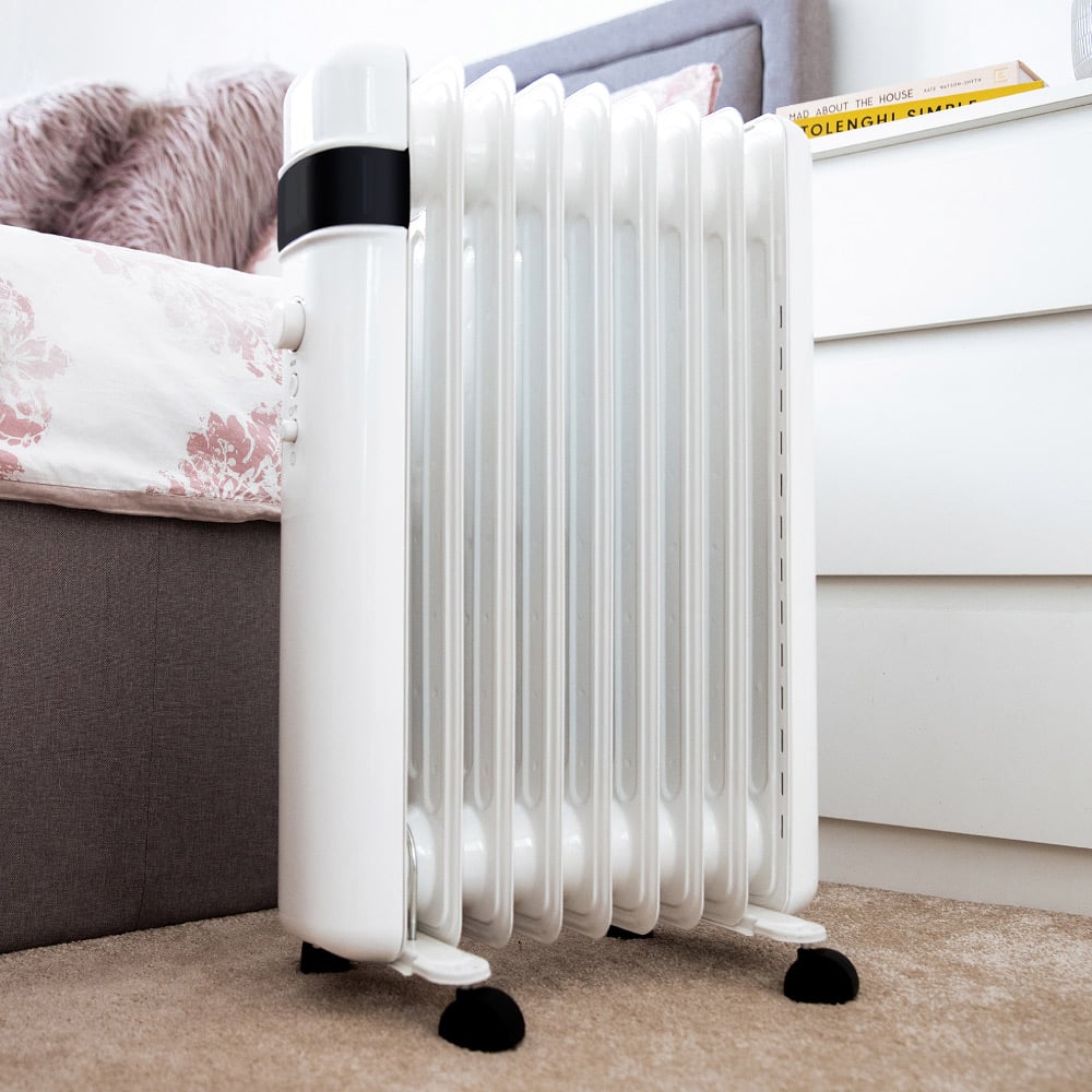 TCP Smart Free-Standing Oil Filled Radiator 2500W Image 4