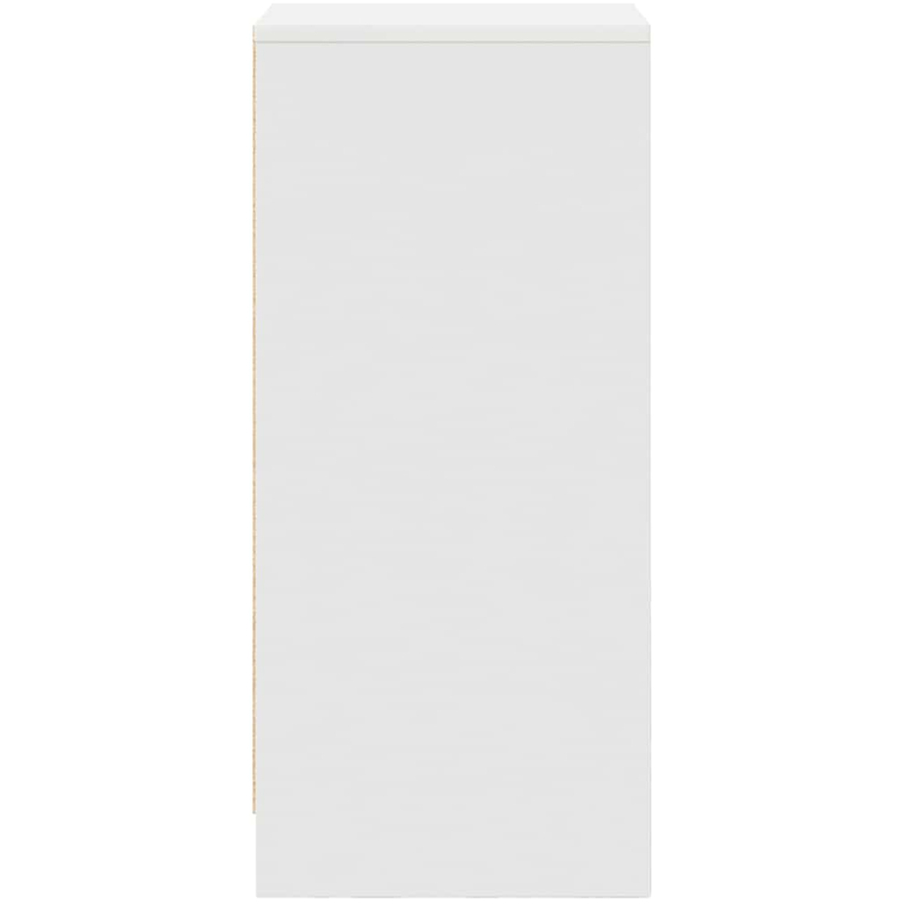 vidaXL 3 Drawer White Sideboard Image 7