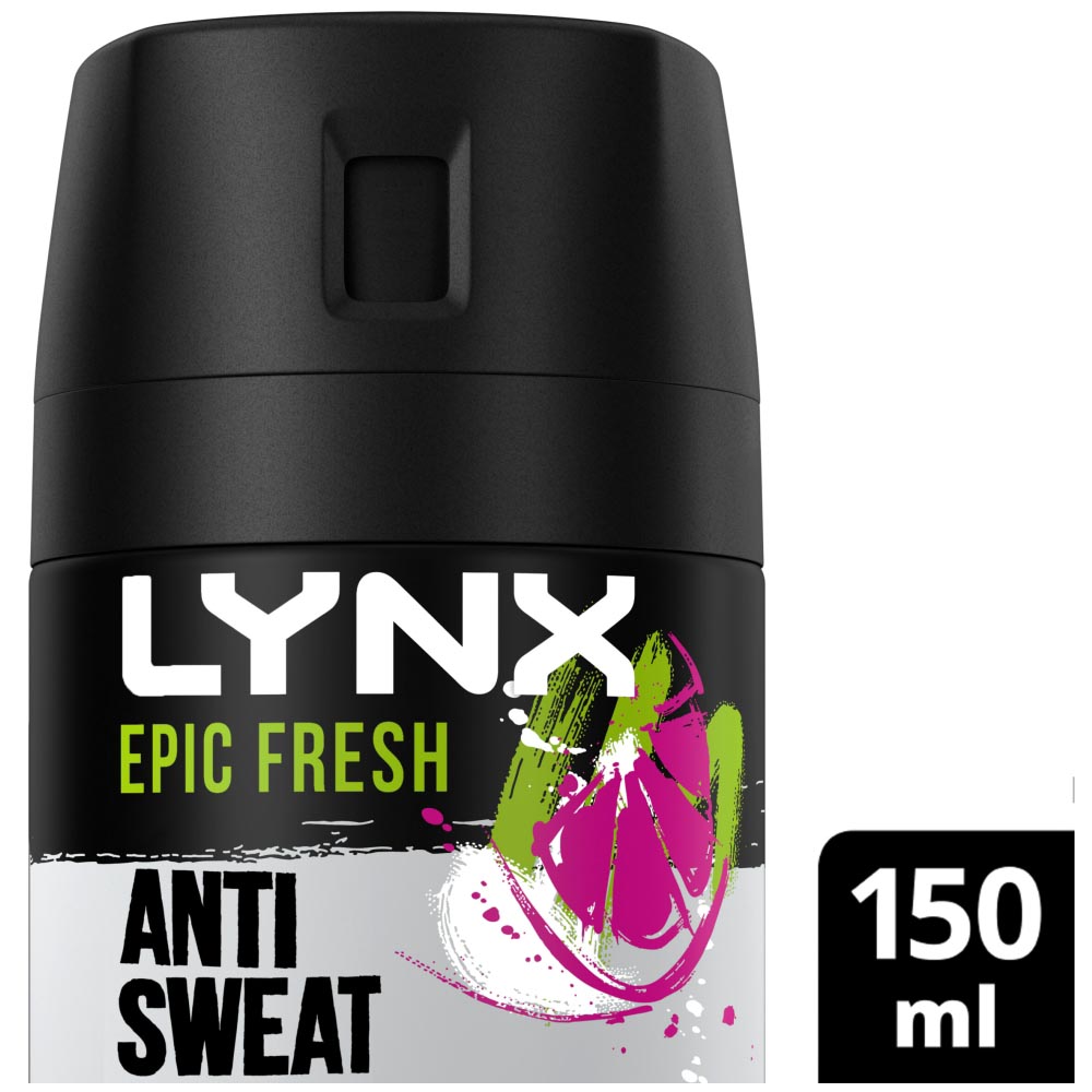 Lynx Epic Fresh Anti-Perspirant Deodorant 150ml Image 5