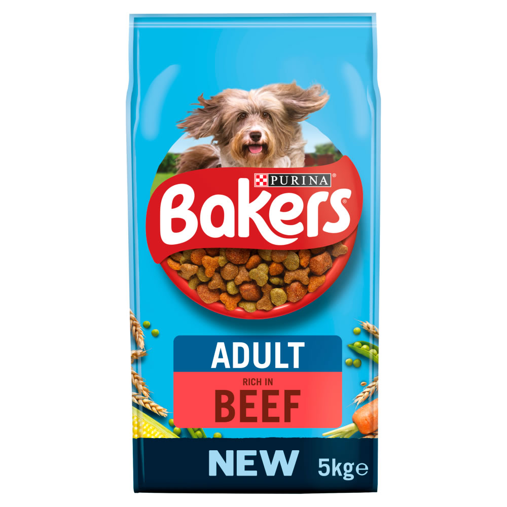 Bakers Tasty Beef and Country Vegetables Complete Dry Dog Food 5kg Image 1