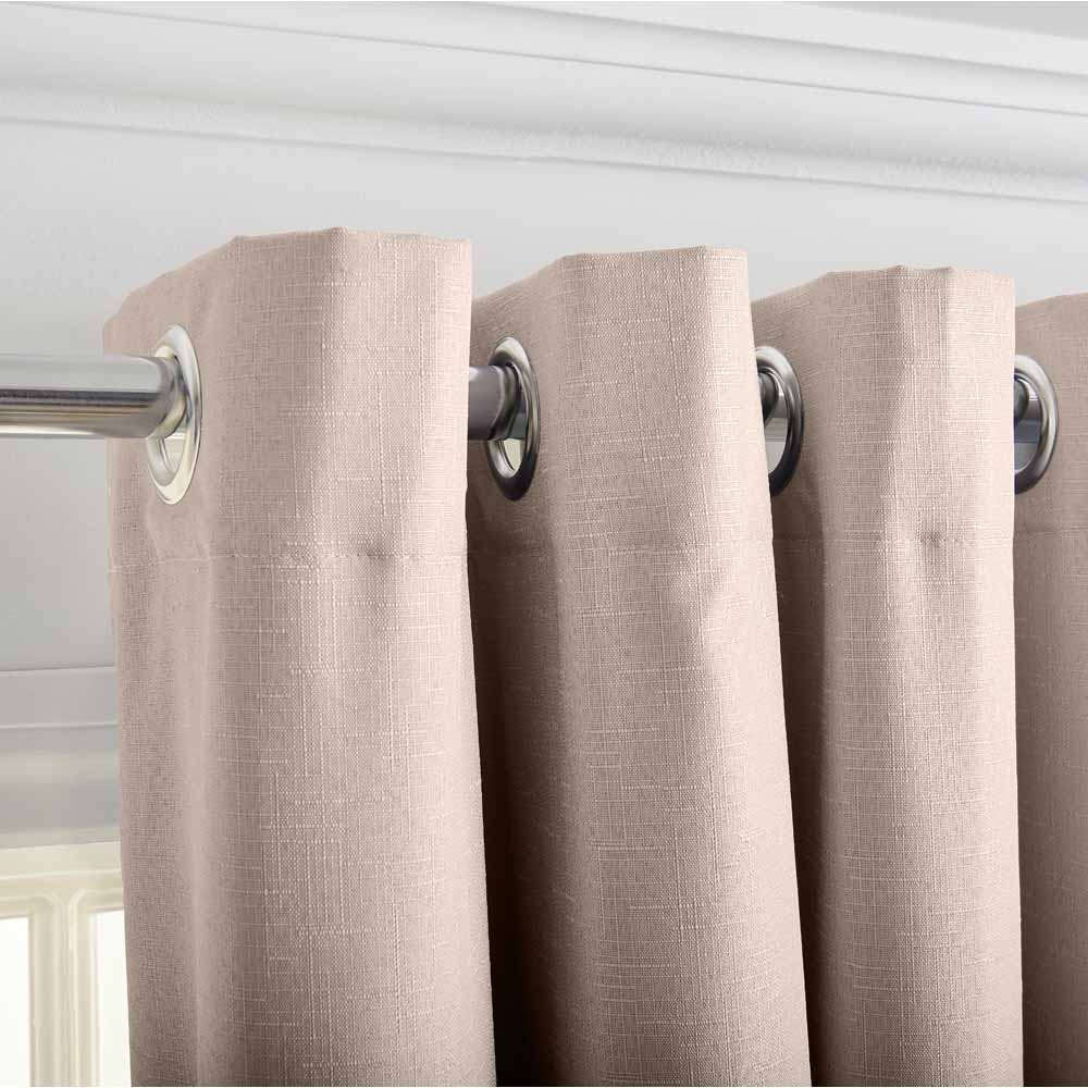 Wilko Pink Eclipse Eyelet Blackout Curtains 228 W x 228cm D Image 3