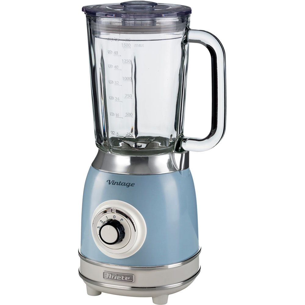 Ariete Blue Vintage 1.5L Glass Jug Blender Image 1