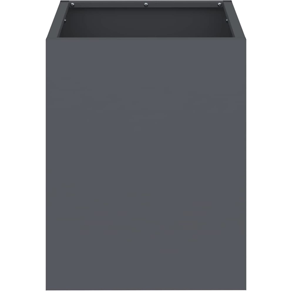 vidaXL Anthracite Cold Rolled Steel Garden Planter 40 x 32 x 32cm Image 4