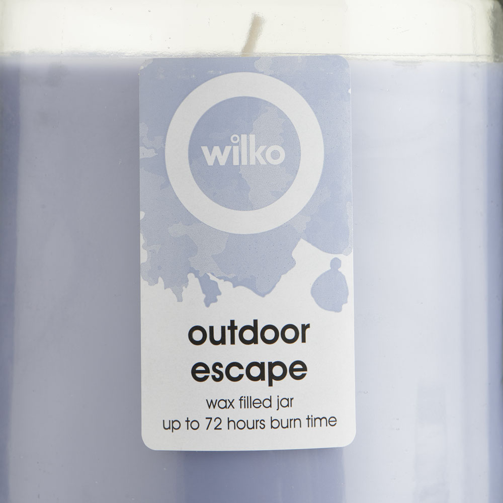 Wilko Outdoor Escape Scented Jar Candle Image 3