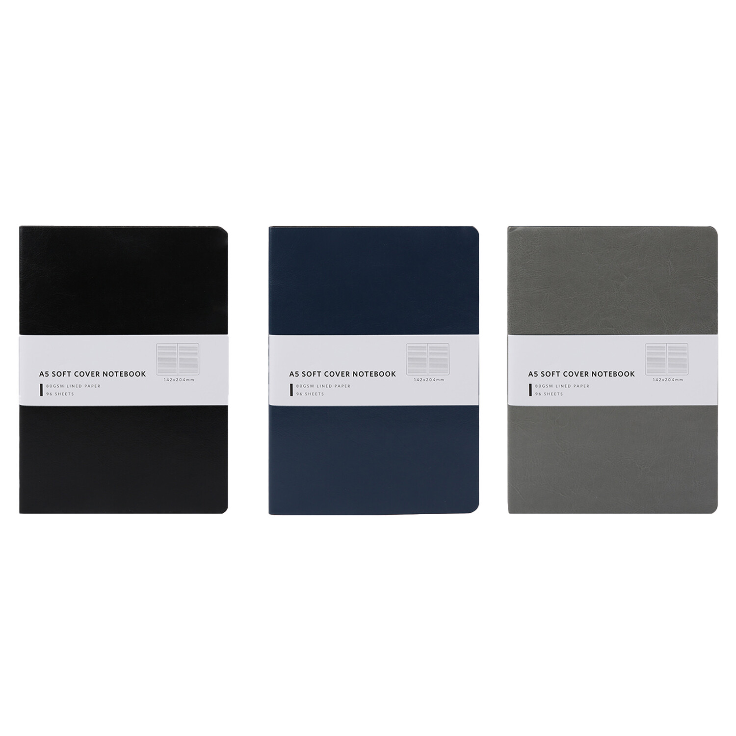 Single A5 Soft Cover Notebook in Assorted styles Image 1