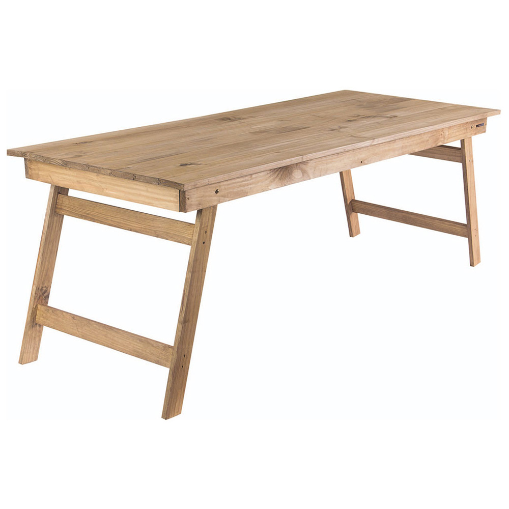 Tramontina Pine Wood Foldable Table Image 2