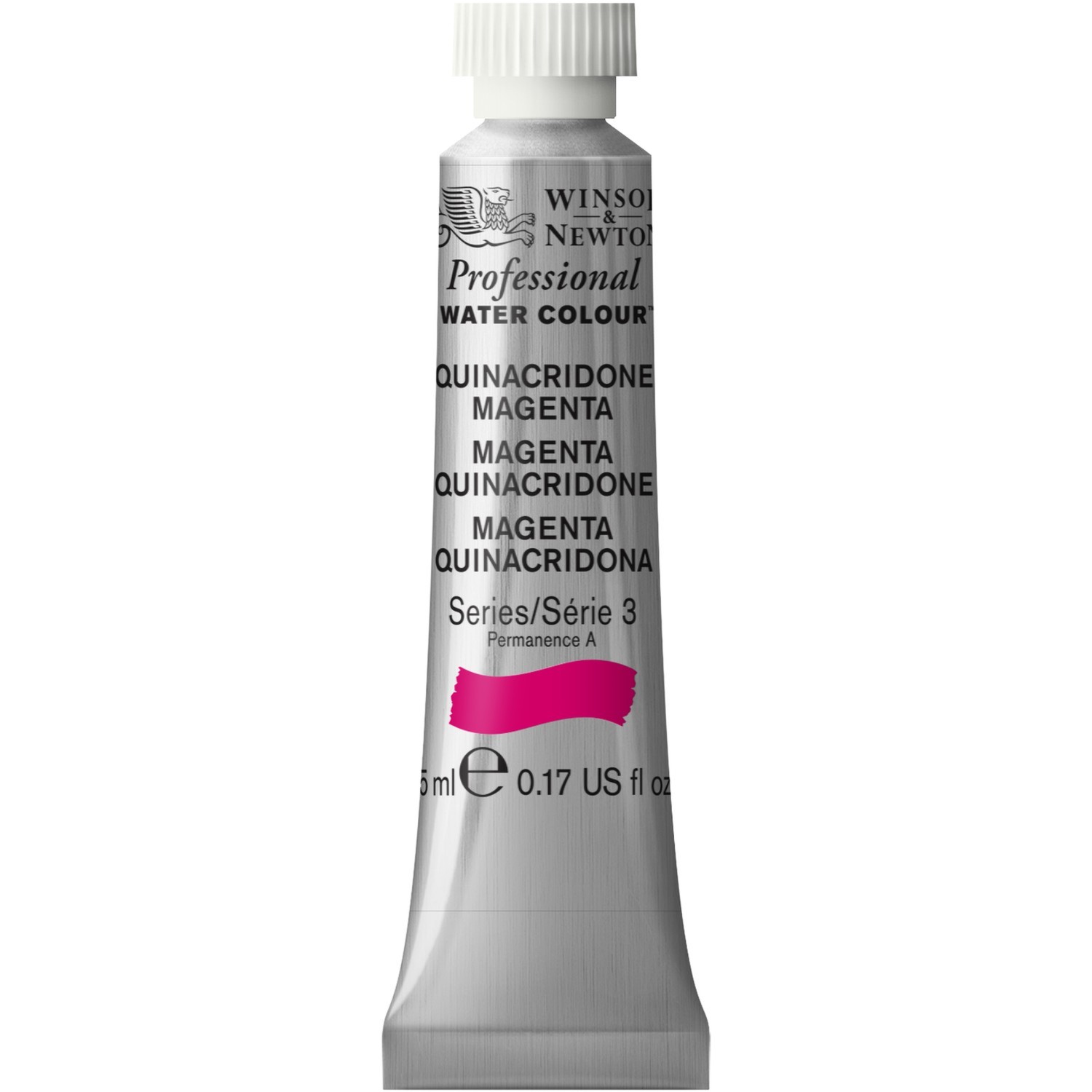 Winsor and Newton Quinac Magenta Professional Watercolour Paint 5ml Image 1