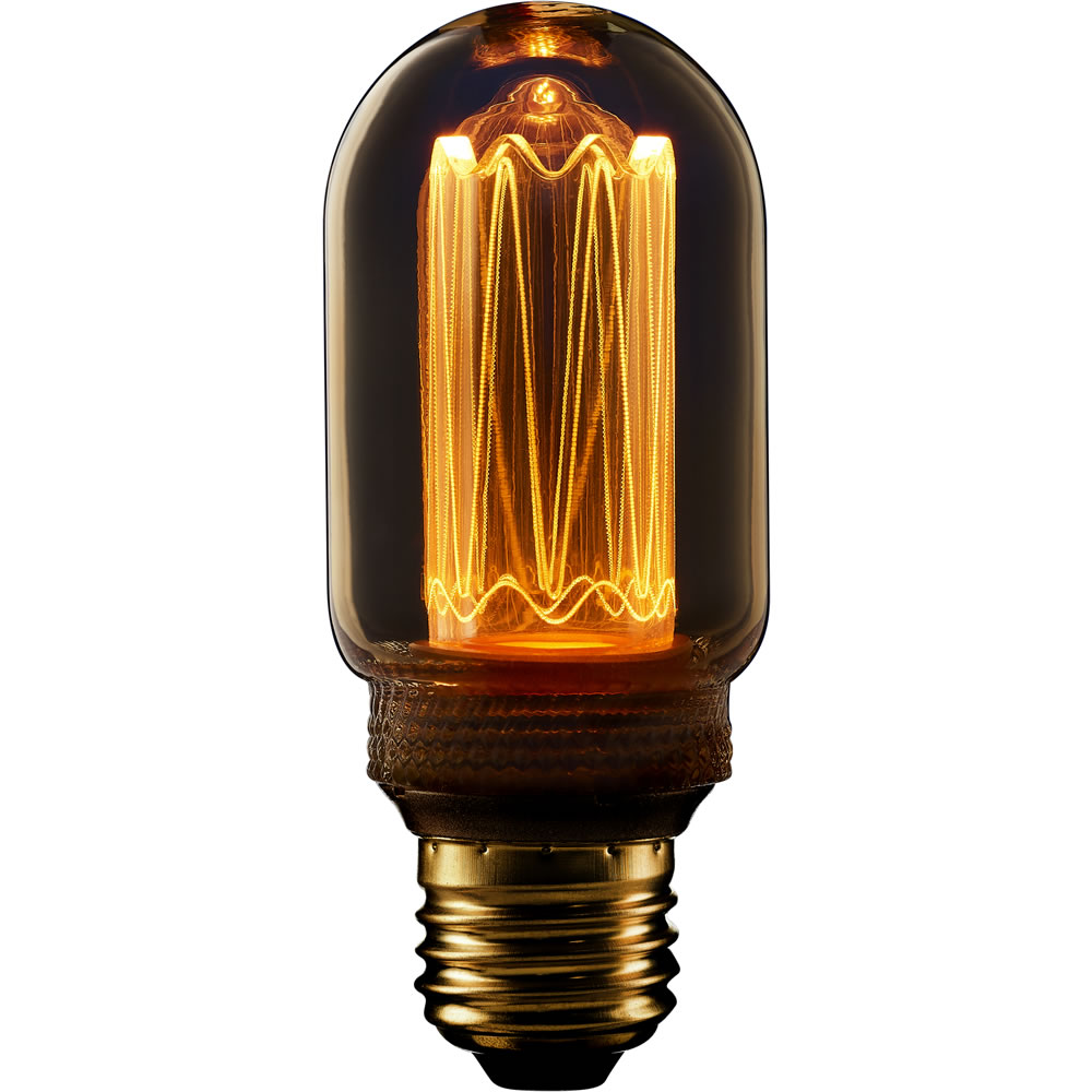 TCP 1 pack Screw E27/ES LED 120 Lumens T45 Vintage  Classic Light Bulb Image 1