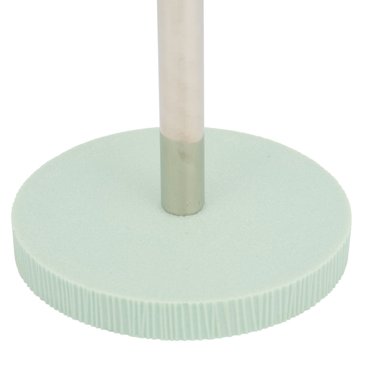 Ribbed Wave Toilet Roll Holder Sage Image 3
