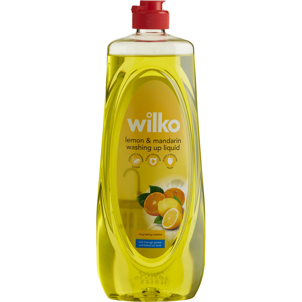 Wilko Lemon and Mandarin Washing Up Liquid 750ml Image 1