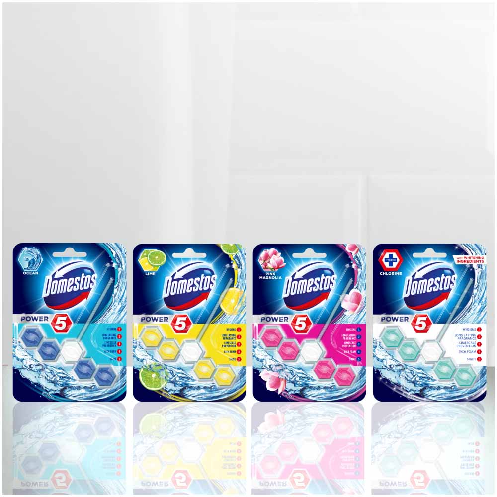 Domestos Power 5 Ocean Rim Block Image 6