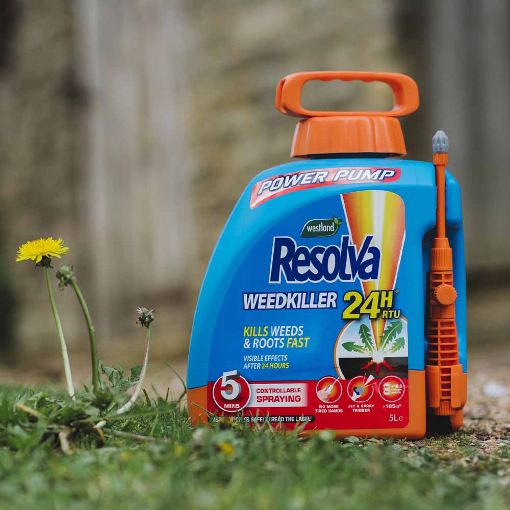 Resolva 24H Ready To Use Weedkiller Power Pump 5L Image 4