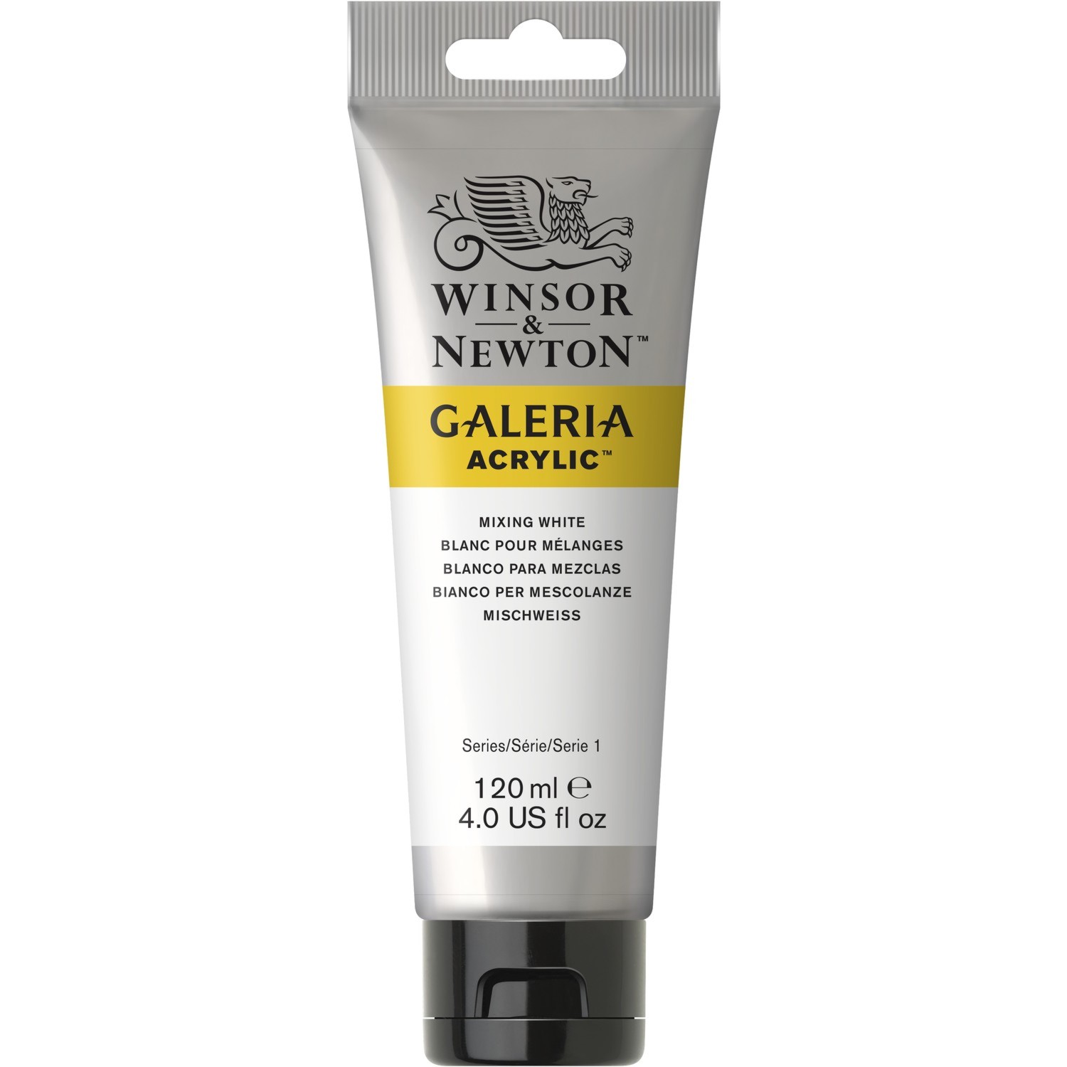 Winsor and Newton 120ml Galeria Acrylic Colour Paint - Mixing White Image