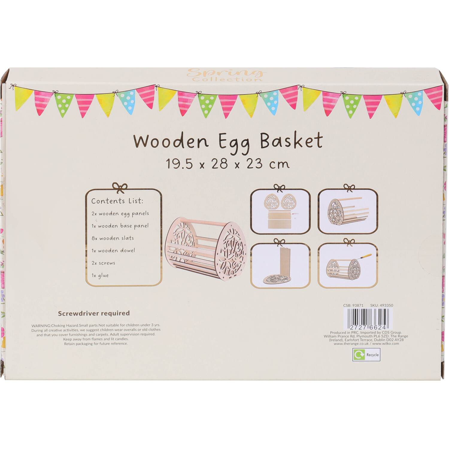Wooden Egg Basket Natural Image 3