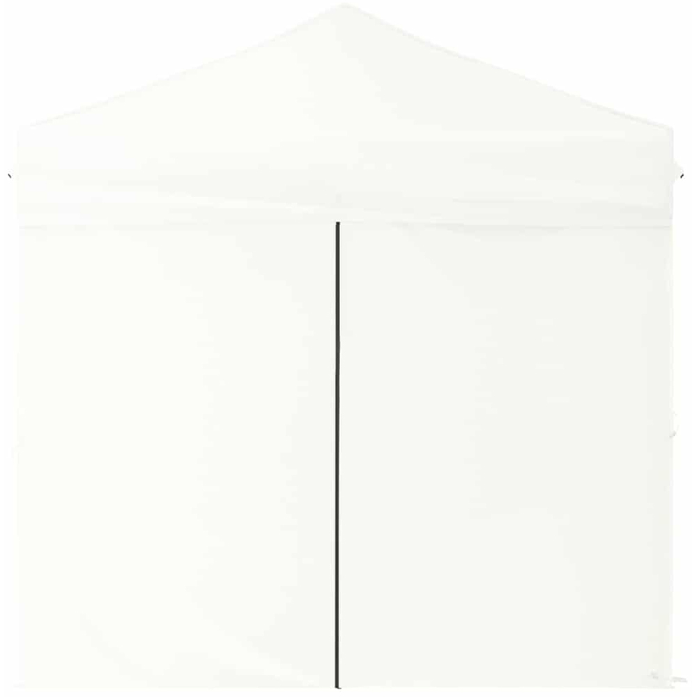 vidaXL 2 x 2m White Foldable Party Tent with Sidewalls Image 4