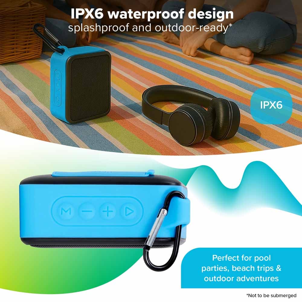 Maplin Blue Waterproof Bluetooth Speaker Image 6