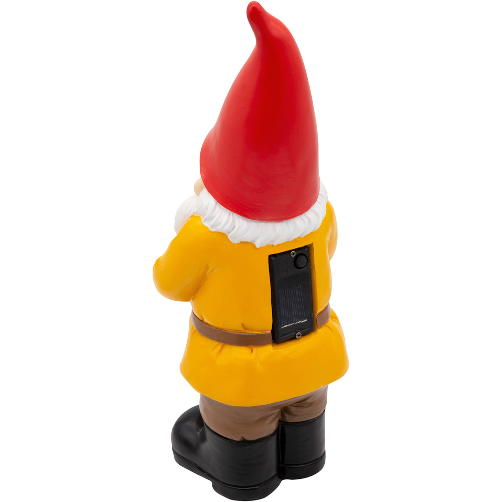 GardenKraft LED Solar Gnome with Water Can Light Up Garden Ornament Image 4