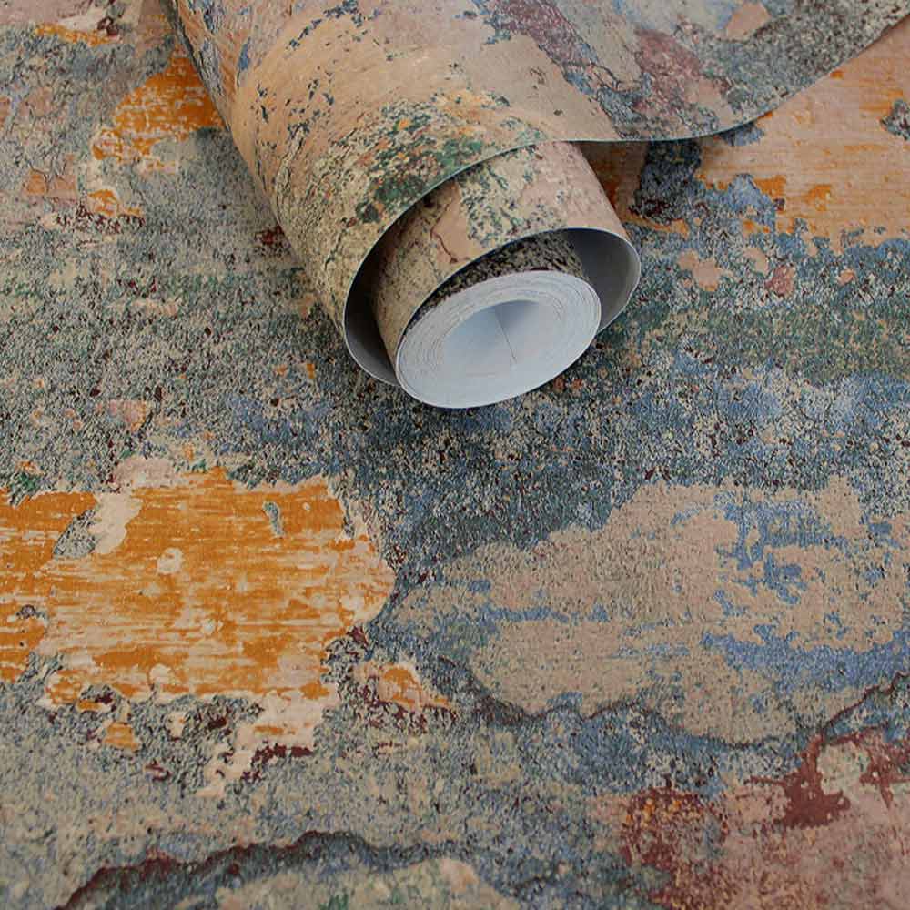 Holden Decor Concrete Textured Multicoloured Wallpaper Image 2