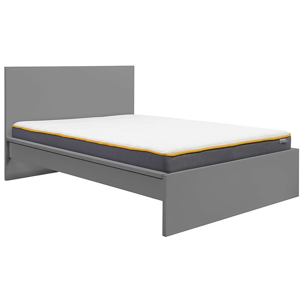 Oslo King Size Grey Bed Image 6