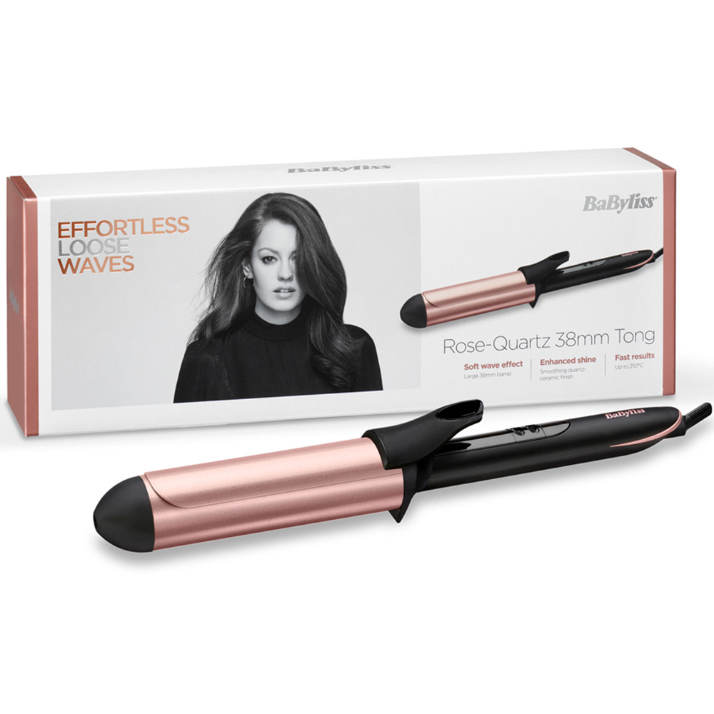 BaByliss Rose Advanced Ceramics Quartz Ceramic Tong Image 3