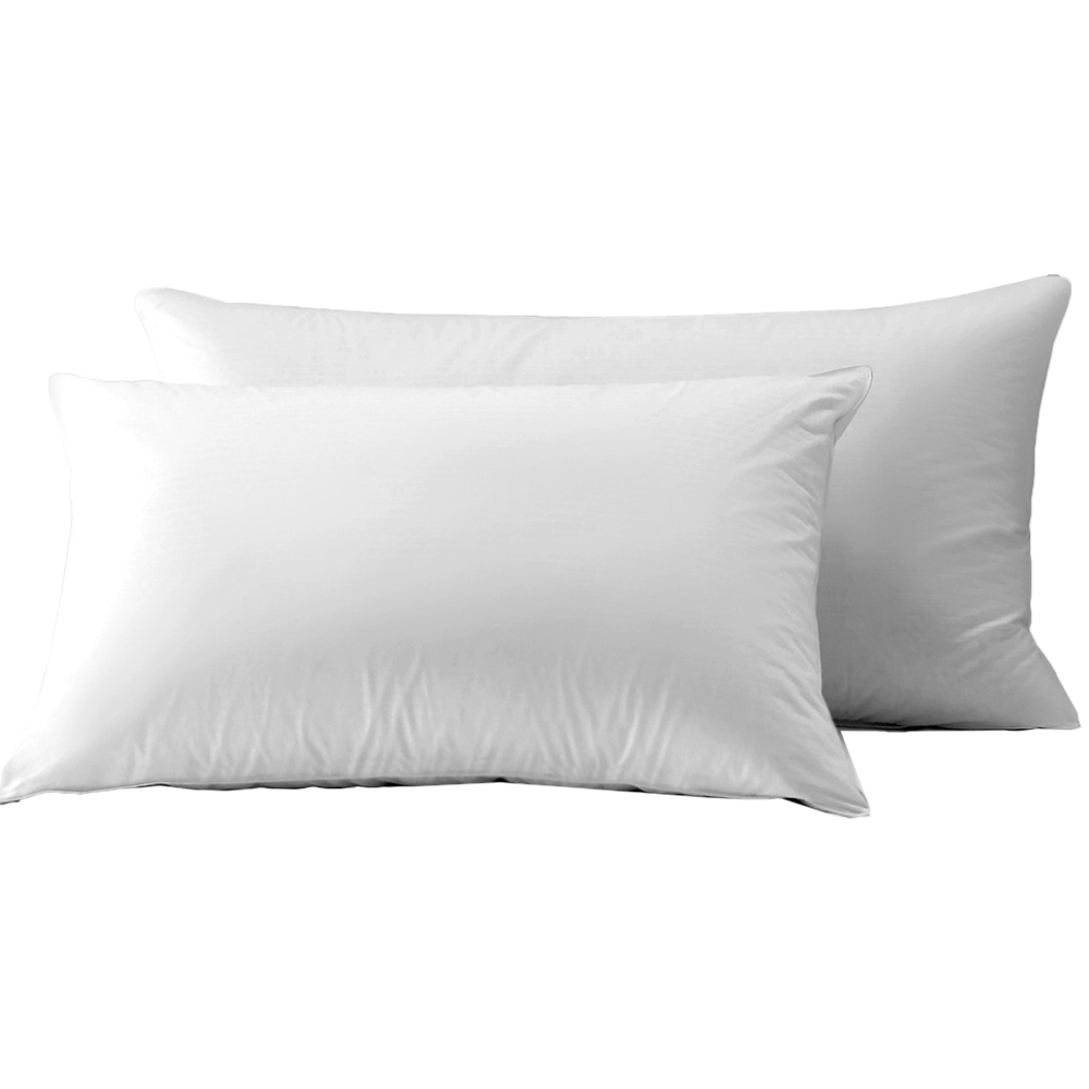 Velosso Microfibre White Pillowcase 2 Pack Image 1