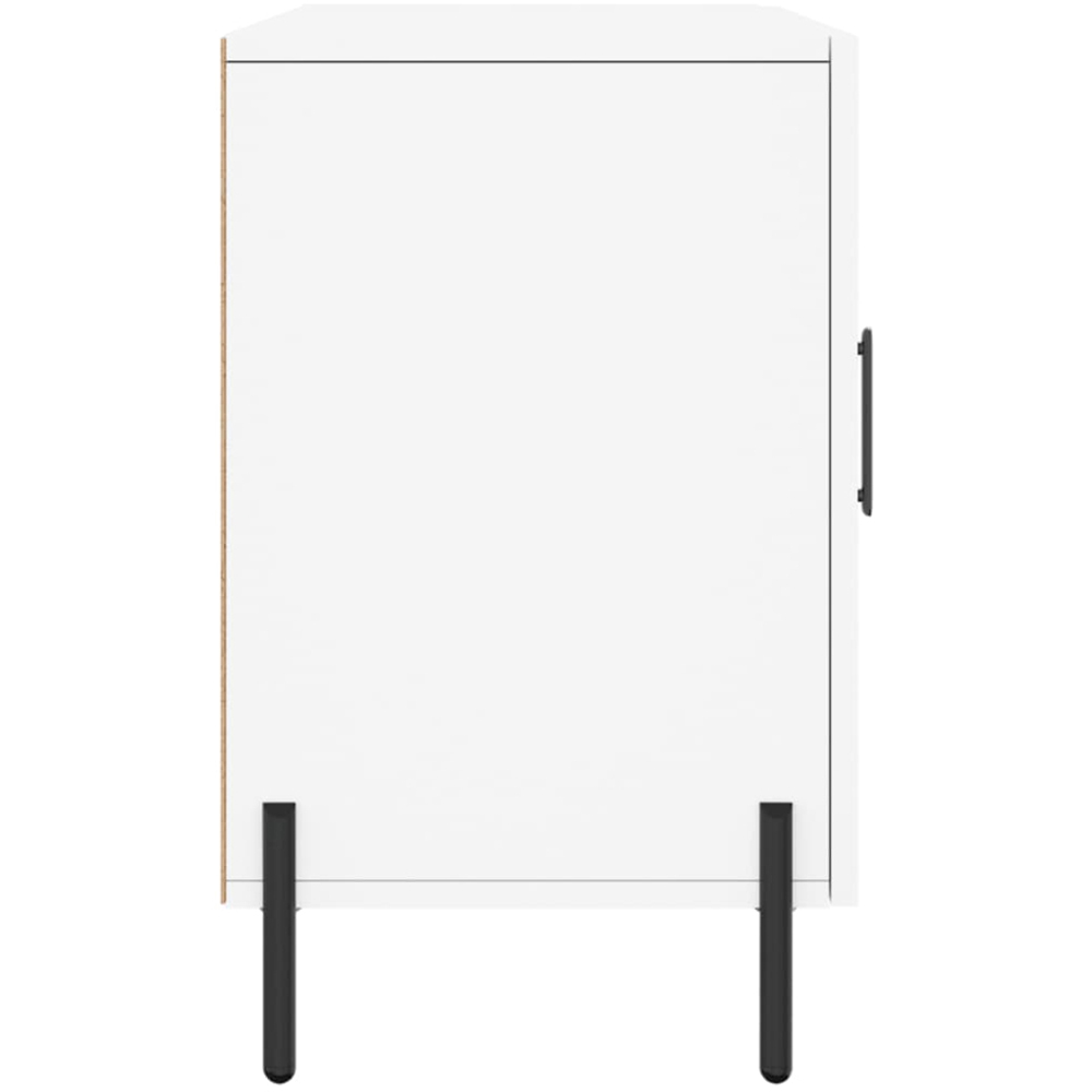 vidaXL 2 Door 2 Drawer White Wide Sideboard Image 7