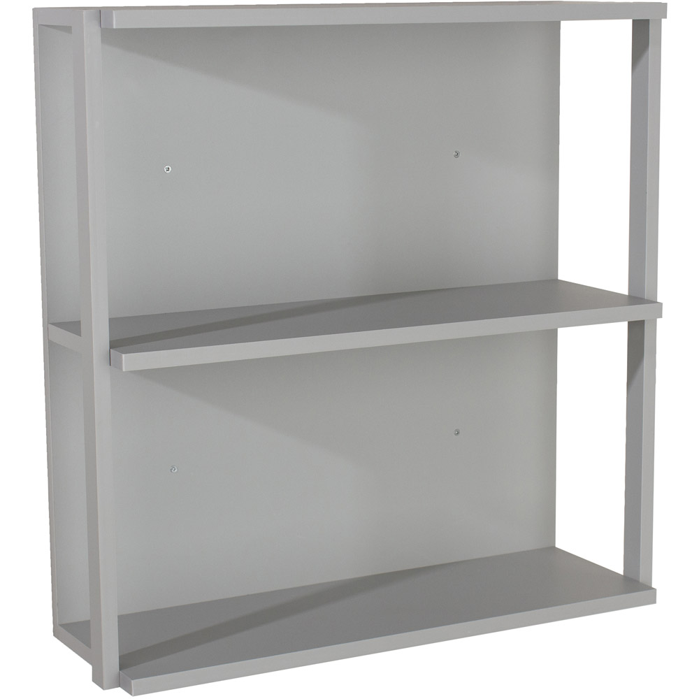 Core Products Arran 3 Shelf Light Grey Medium Wall Unit Image 2