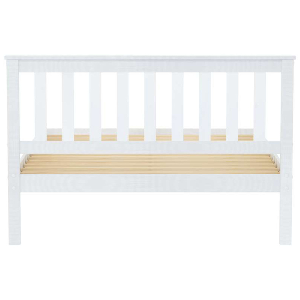 Denver Double White Wooden Bed Image 6
