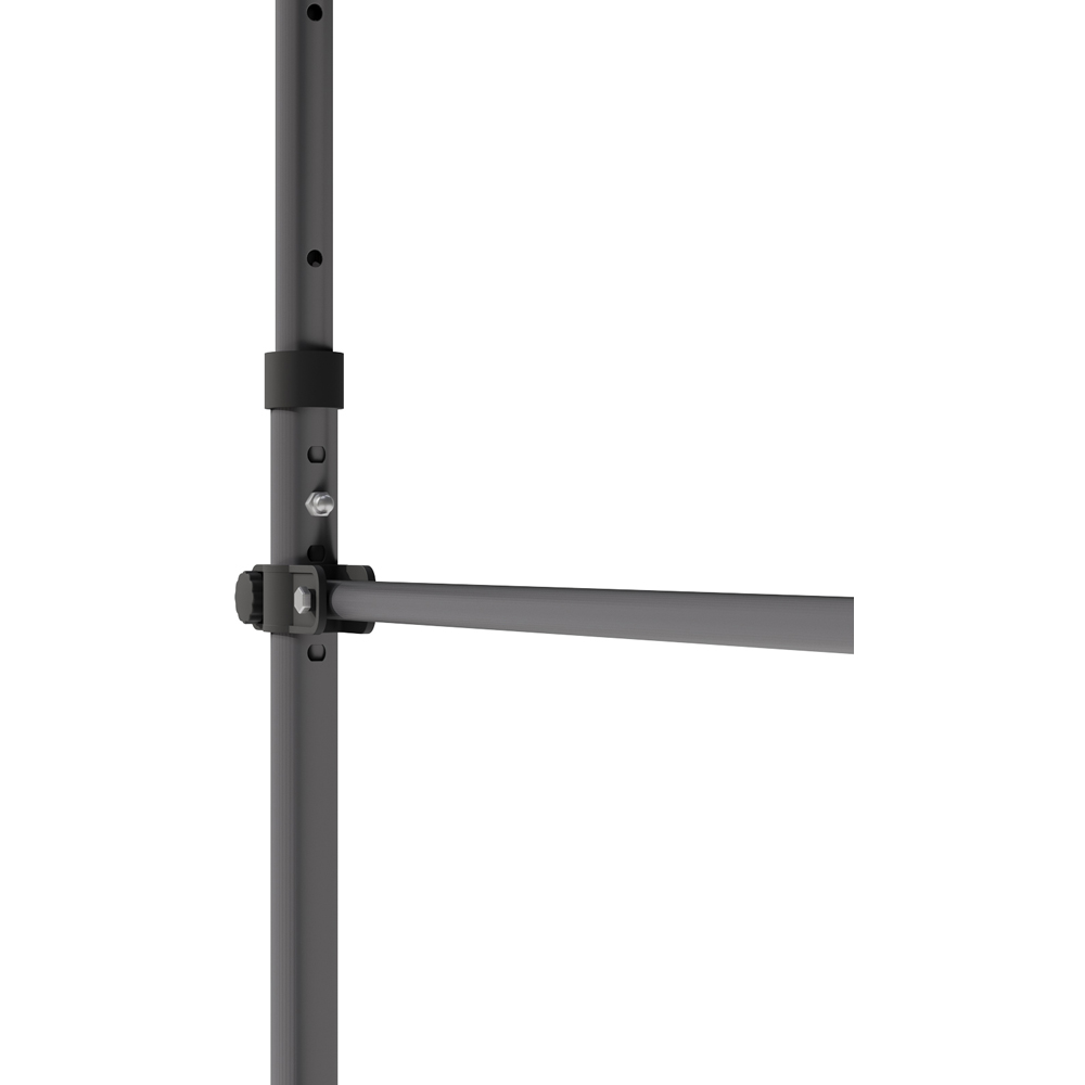 Living and Home Grey Wavy Valance Retractable Height Adjustable Awning 1.5m Image 5