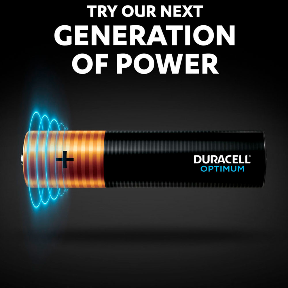 Duracell Optimum AAA Batteries 4 Pack Image 4
