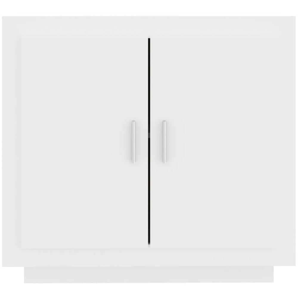 vidaXL 2 Door White Sideboard Image 3
