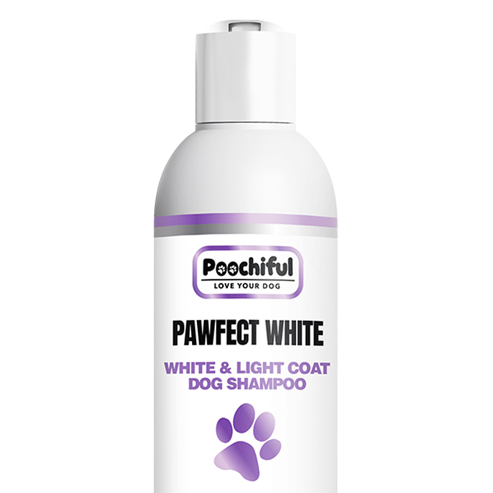 Poochiful Pawfect White and Light Coat Dog Shampoo 300ml Image 2