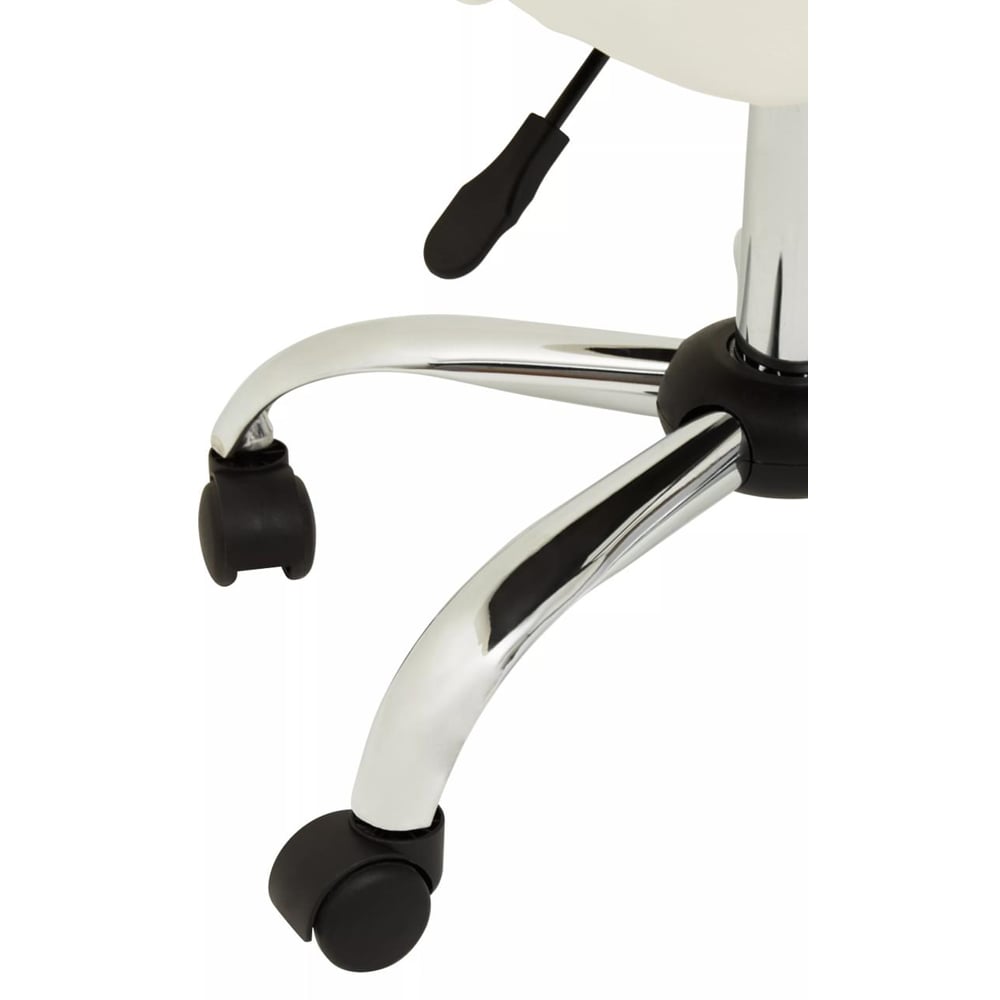 Interiors by Premier Brent Off White Swivel Home Office Chair Image 7